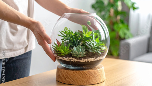 réaliser un terrarium à la maison avec des mini plantes