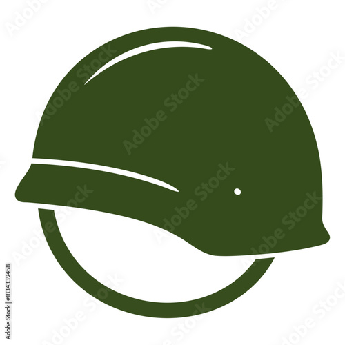 Hełm wojskowy ilustracja
