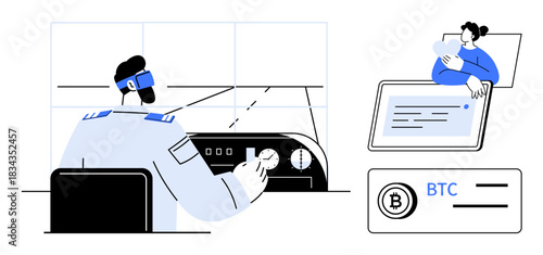 Cryptocurrency exchange. Cryptocurrency exchange concept blockchain technology for digital transactions, financial automation, and data security. For fintech, payment systems, online finance, digital