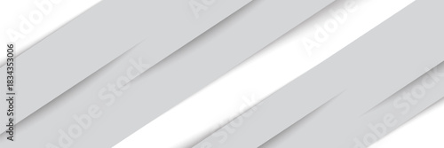 Grey white abstract background paper shine and layer element vector for presentation design. Suit for business, corporate, institution, party, festive, seminar, and talks