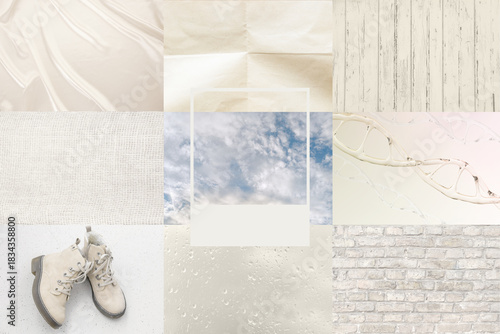 cloudy sky, cloud dancer color 2026, spiritual connection with nature, wallpaper or digital background for design and product presentation, warm texture material, Frankfurt - December 4, 2025