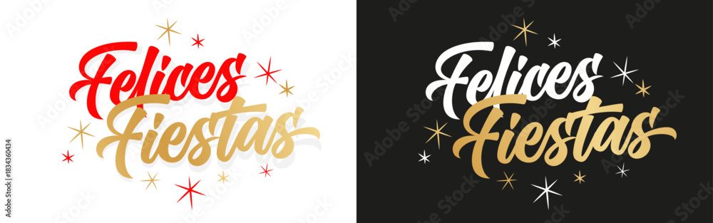 Fototapeta premium Felices Fiestas