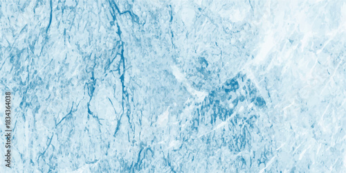 Abstract textured background resembling cracked ice or frozen water with intricate blue and white patterns and fine linear details creating a cool and natural surface Description: An abstract