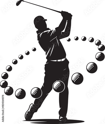 Businessman Pointing At a Diagram