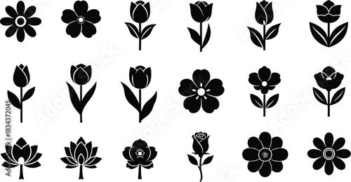 Abstract geometric design with vibrant color palette