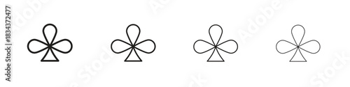 Card-club icon, Set vector logo design templates,