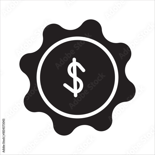 Isolated vector icon, optimization concept, work process, with white background.