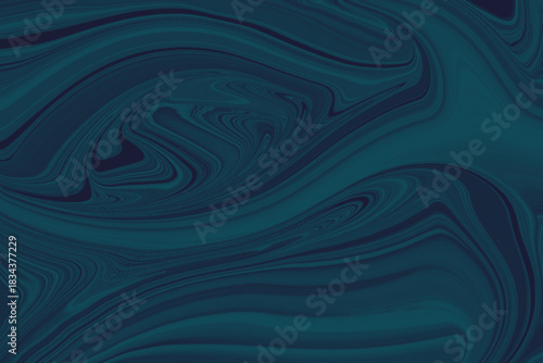 abstract fractal blue background with melting liquid texture