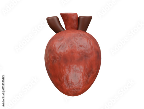 heart icon 3d illustration render