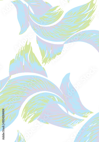 Abstract contemporary seamless pattern. Hand-drawn grunge artwork design. Repeatable boho print. Vector illustration.