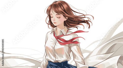 Smiling Cartoon Crocodile with Santa Hat and Sunglasses Holding a Surfboard by Decorated Palm Tree for Merry Xmas Tropical Holiday Vector.