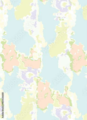 Abstract contemporary seamless pattern. Hand-drawn grunge artwork design. Repeatable boho print. Vector illustration.