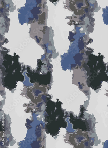 Abstract contemporary seamless pattern. Hand-drawn grunge artwork design. Repeatable boho print. Vector illustration.