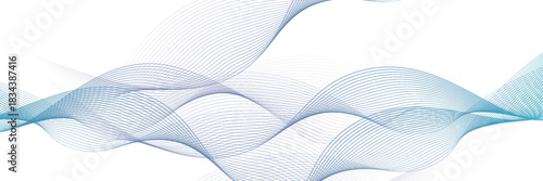 A dynamic and abstract digital design with flowing blue waveforms against a dark background,smooth, curving lines and dotted patterns that create a sense of movement and energy.