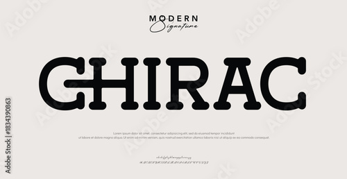 Minimal Fashion Logo. Typography decoration fonts for branding, wedding, logos. vector illustration