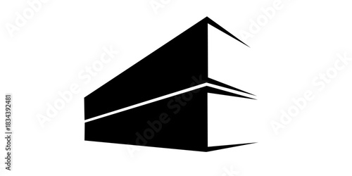 simple book stairs logo design template. Book icon