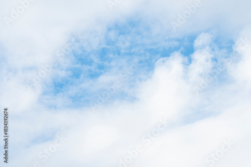 Clouds and blue sky background at day time