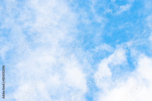 Clouds and blue sky background at day time