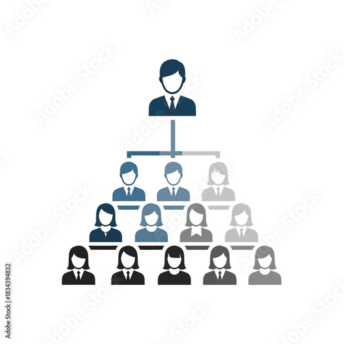 Organizational Hierarchy - A Visual Representation of Corporate Structure.