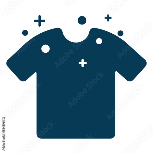 Washed clothes laundry blue