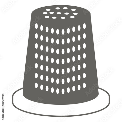 Thimble grey icon