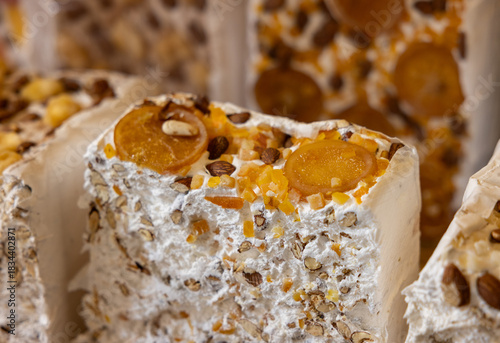 Sweet and delicious artisan nougats from Grasse. France