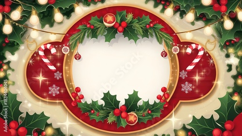 hires for Christmas background new year and presentation 16 9 size with items flower and decoration with gifts, accessories and colored balls 
