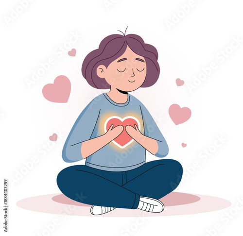 Inner Harmony — Gentle Pastel 2D Wellness Art