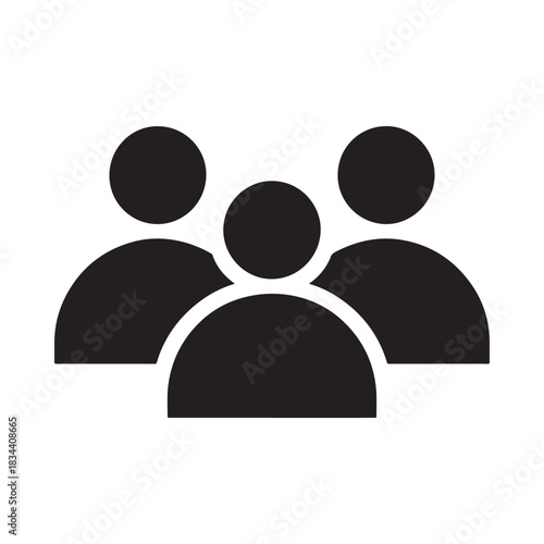 Team group graphic to represent connection between people