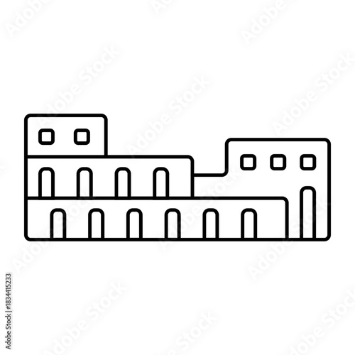 Roman colosseum stroke