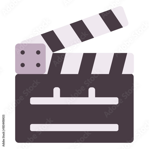 Film clap board gray