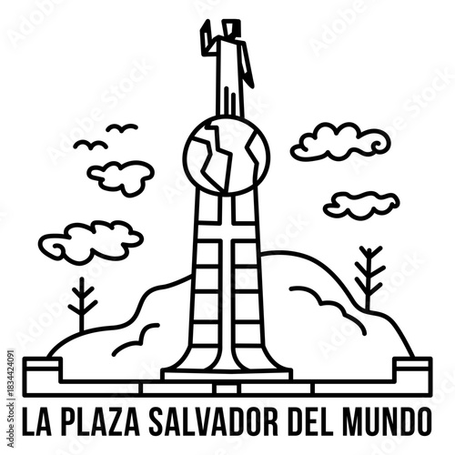 Landmark el salvador stroke design