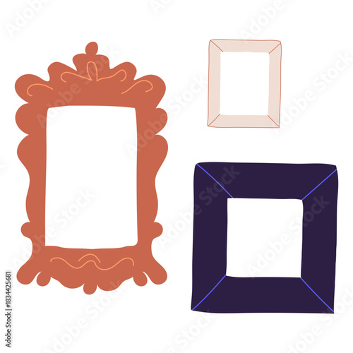 Three frames illustration