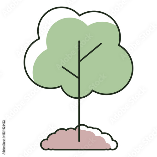 Tree planted logo