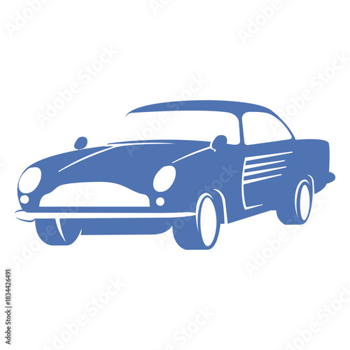 Vintage sports car logo