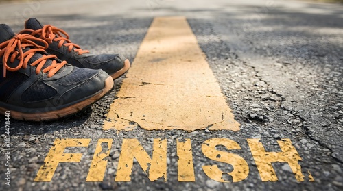 Cross the Finish Line Shoes on the Road to Success and Achieving Your Goals
