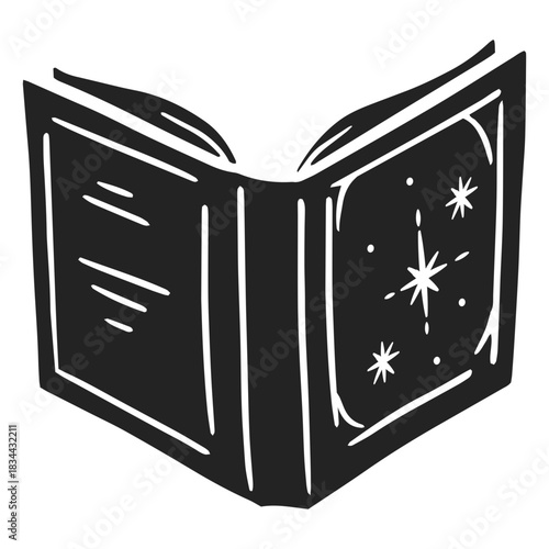 Spell book halloween cut out