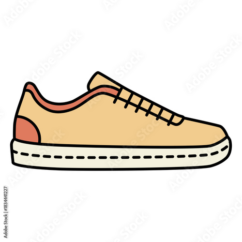 Low-top sneaker side view