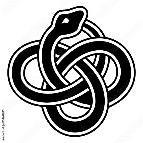Celtic Snake Cut-Out Knot