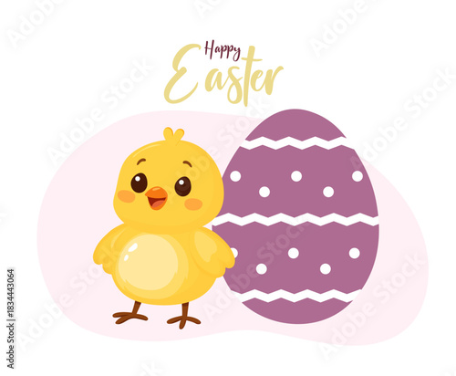 easter chick with egg