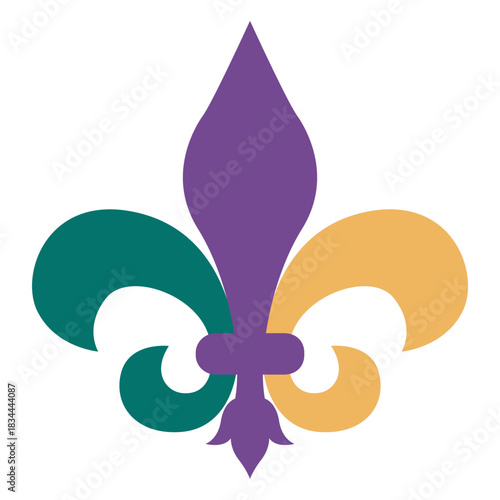Fleur de lis carnival symbol