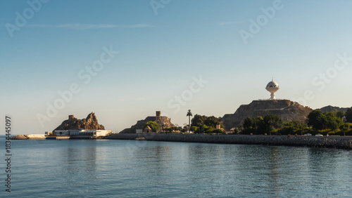 View of Mutrah Promenade in Muscat