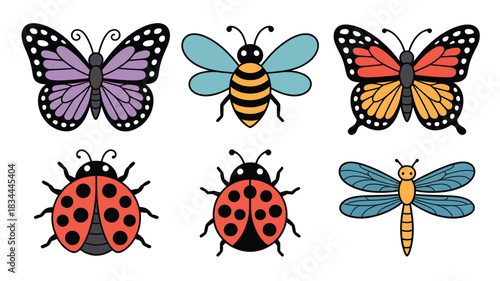 Cute Insect Clipart Pack 
