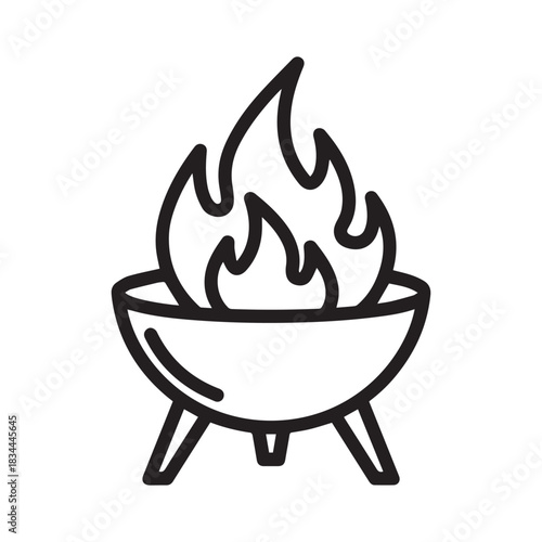 Fire Pit Icon