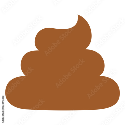 Simple poop side silhouette