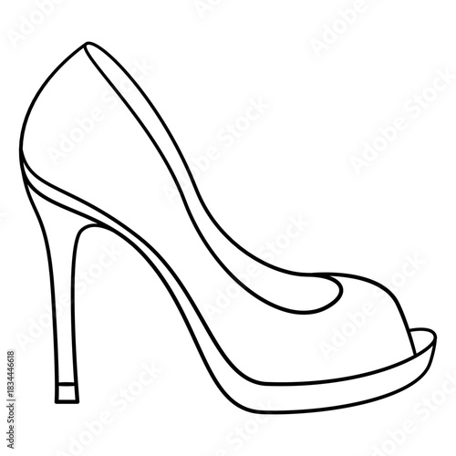 Simple high heel stroke