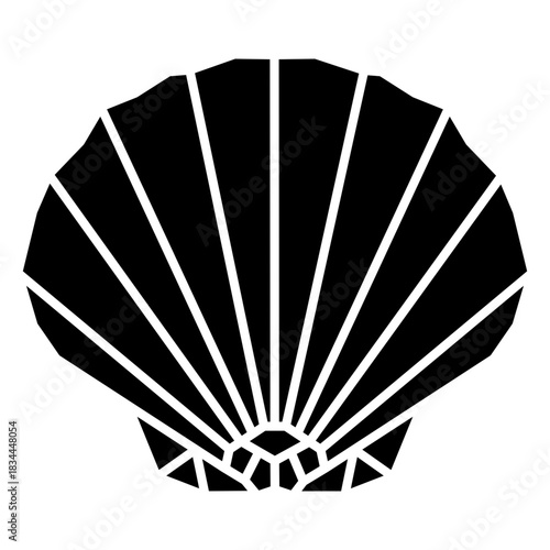 Clam shell polygonal cut out from top