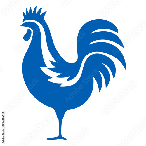 French rooster Bastille cut-out