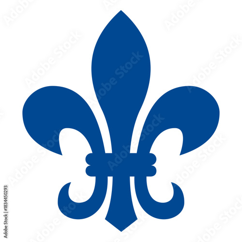 Fleur de lis simple silhouette