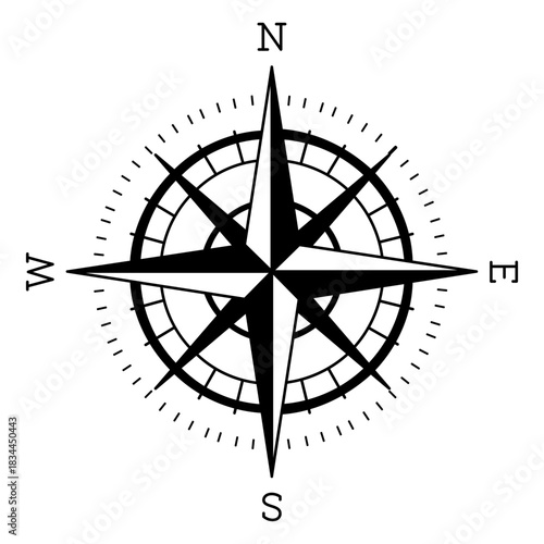 Filled stroke compass directions